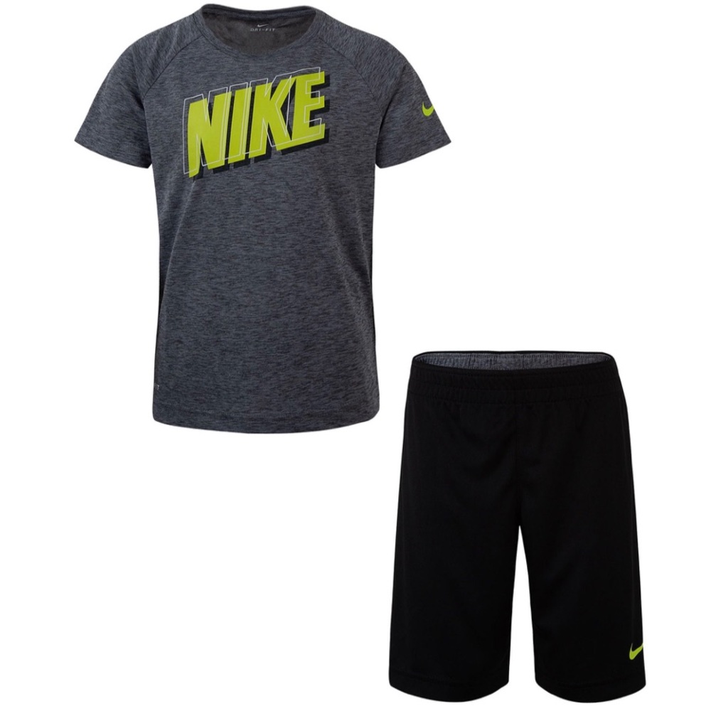 NEW! Nike Little Boys' Dri-FIT 2 pc Shorts Set
